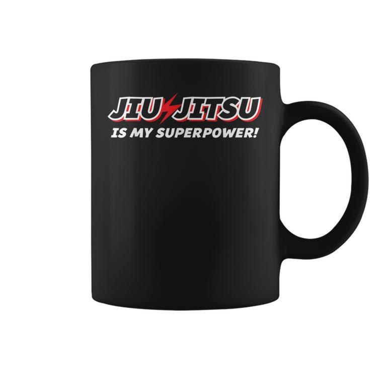 Jiu-Jitsu Superpower Bjj Brazilian Jiu Jitsu T Coffee Mug