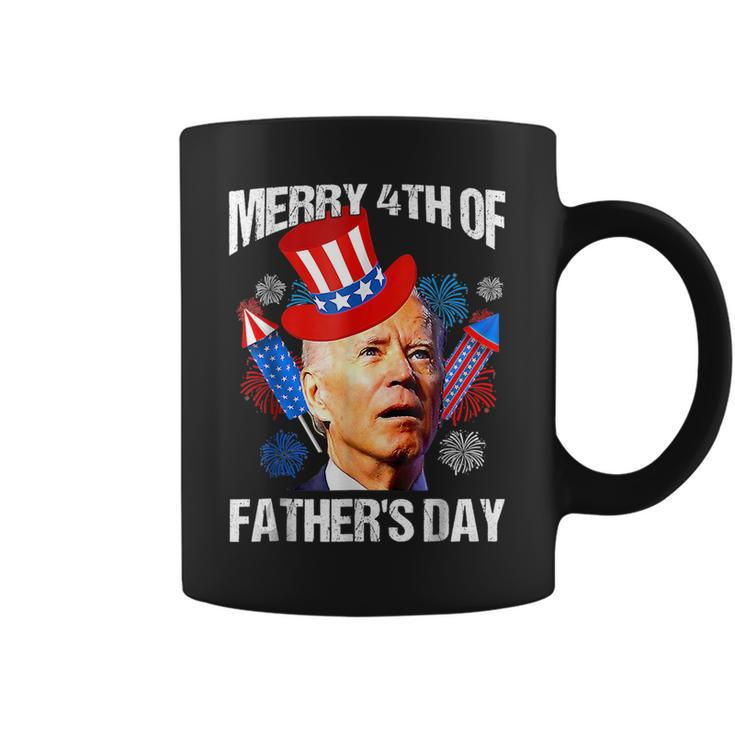 Joe Biden Confused Merry 4Th Of Fathers Day Fourth Of July  Coffee Mug