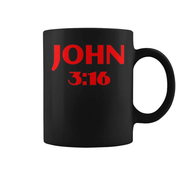 John 316 Jesus Christ Is Lord Revival Bible Christian  Coffee Mug
