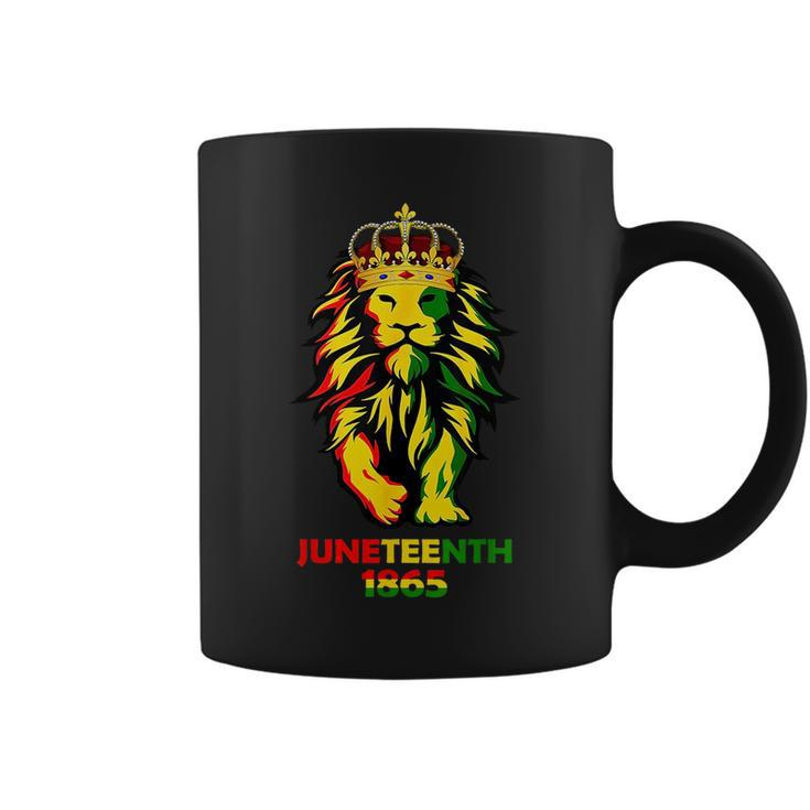 Junenth African American Black Lion 1865 King Gifts  Coffee Mug
