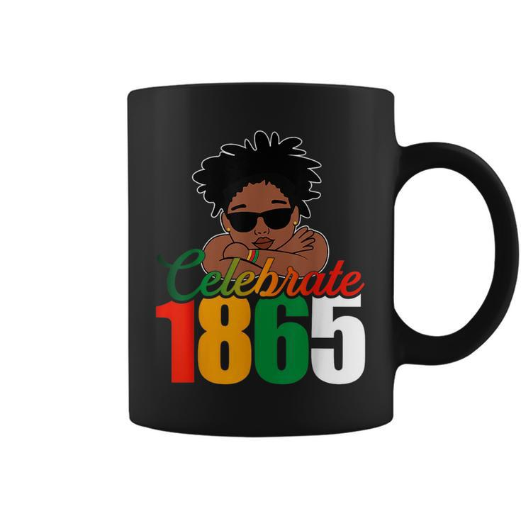 Junenth  Afro Black Men Boy Celebrate 1865  Coffee Mug