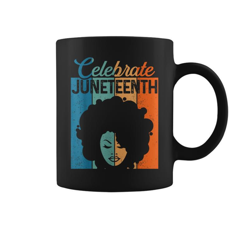 Junenth  Afro Black Women 1865 Independence Day  Coffee Mug