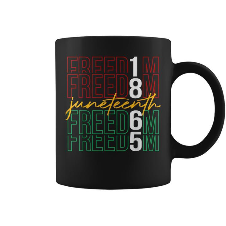 Junenth Black Freedom 1865 African American  Coffee Mug
