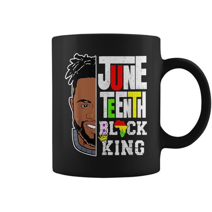 Junenth Black King Melanin Father Day Men Son Dad Boys  Coffee Mug