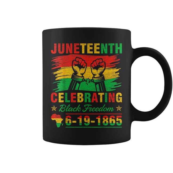 Junenth Breaking Every Chain 1865 Black American Freedom  Coffee Mug