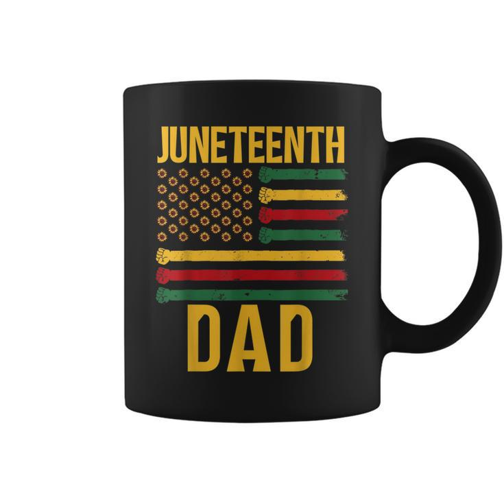 Junenth Dad 1865 Family Black African Father Daddy Papa  Coffee Mug