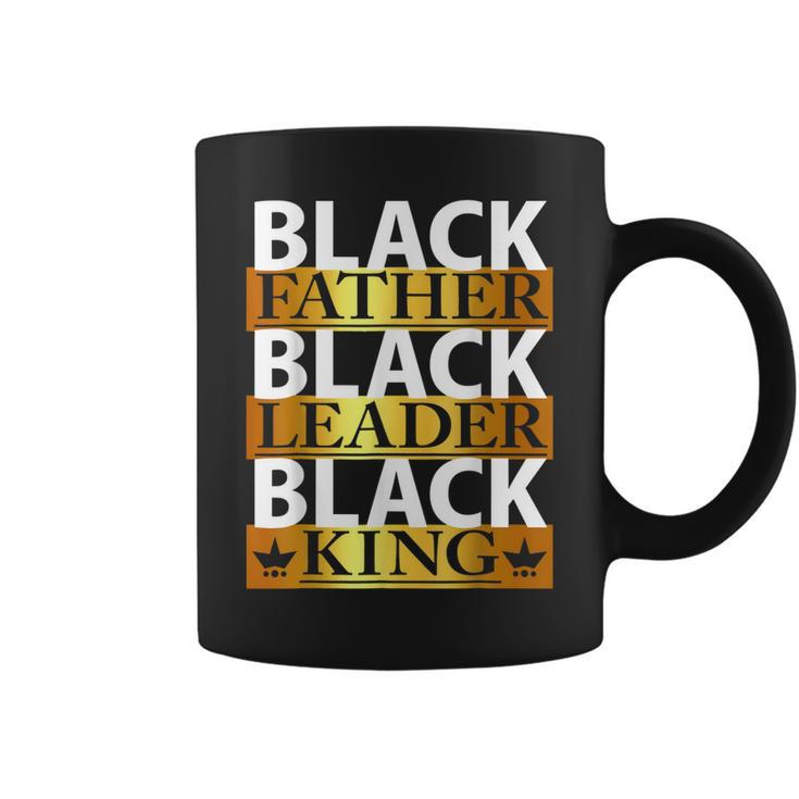Junenth Fathers Day Black Father Black King American  Coffee Mug