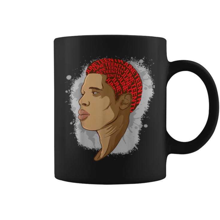 Junenth Fist Pan Flag Black African American Flag Pride Coffee Mug | Mazezy