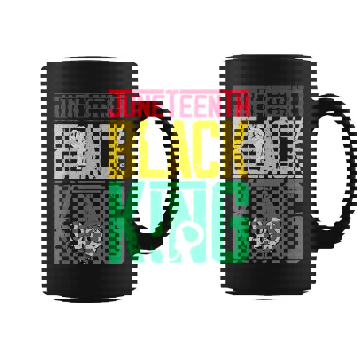 Junenth Is My Independence Day Black King Fathers Day  Coffee Mug