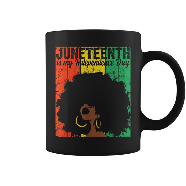 Junenth Is My Independence Day Slavery Freedom 1865  Coffee Mug