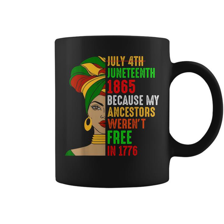 Junenth  Women July 4 Junenth African American  Coffee Mug
