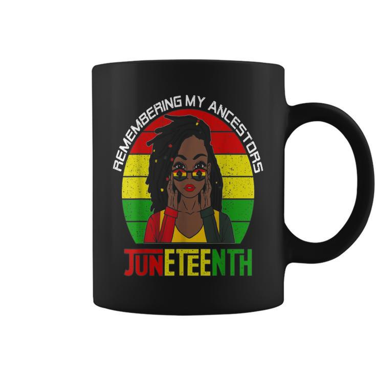 Junenth Women Locd Hair Remembering My Ancestors Coffee Mug