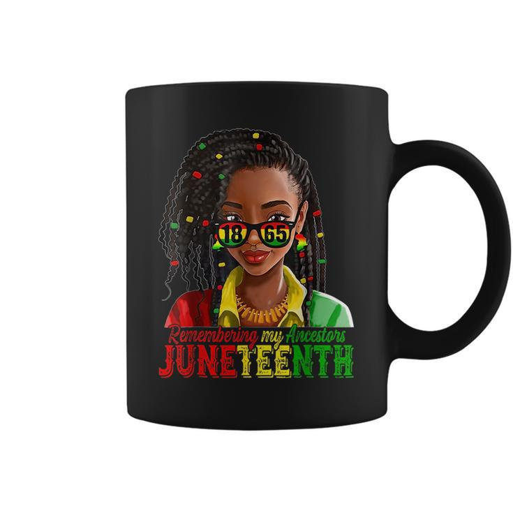 Junenth Women Locd Hair Remembering My Ancestors Coffee Mug