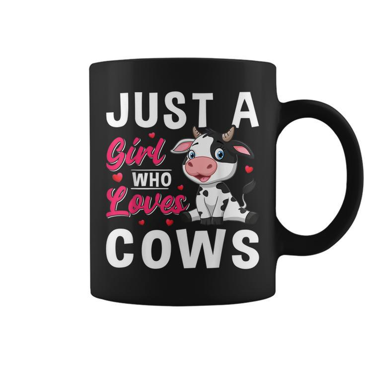 Just A Girl Who Loves Cows  Coffee Mug