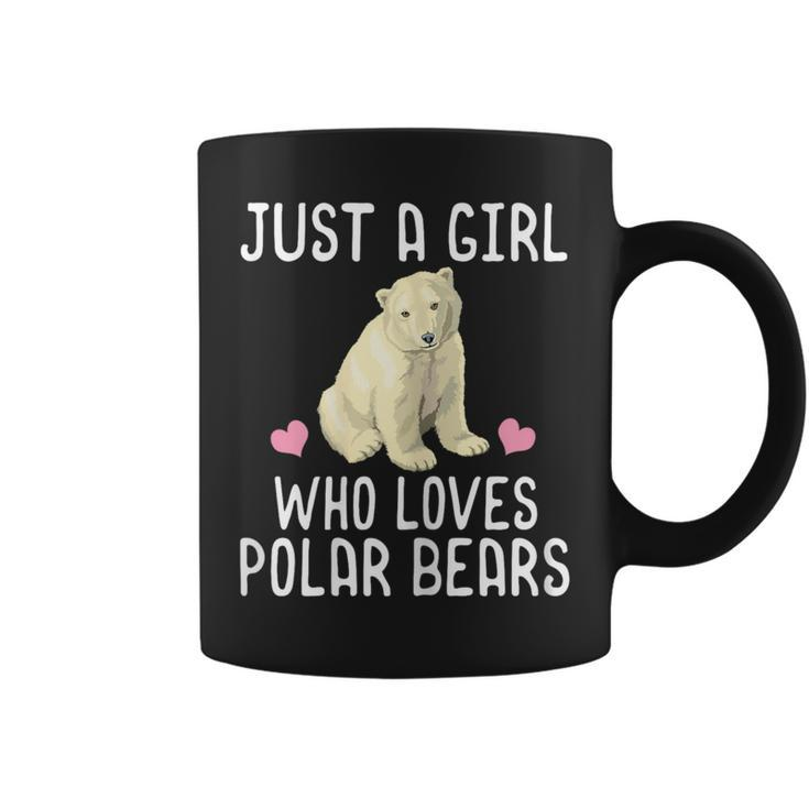 Just A Girl Who Loves Polar Bears Polar Bear Coffee Mug