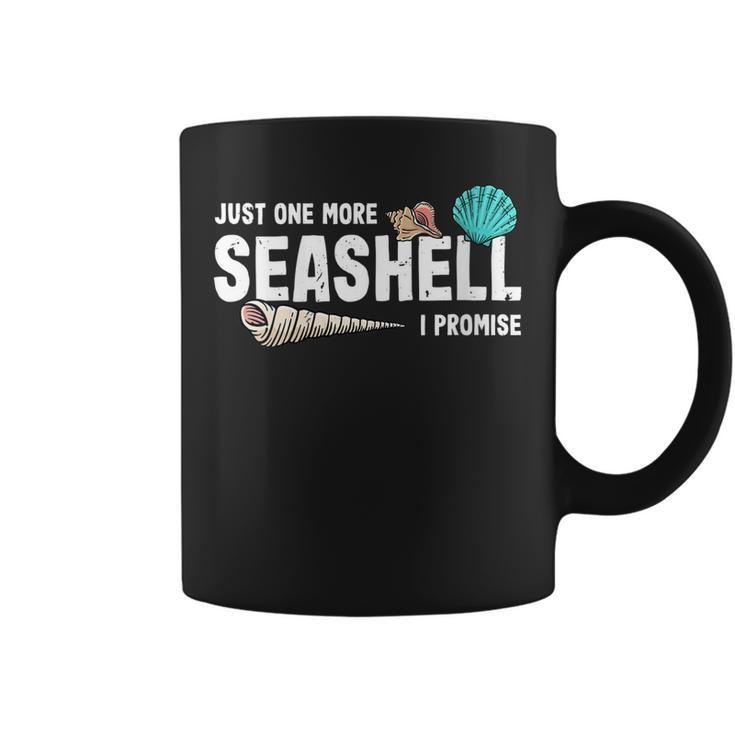 Just One More Seashell I Promise Scuba Diver Diving Snorkel  Gift For Womens Gift For Women Coffee Mug