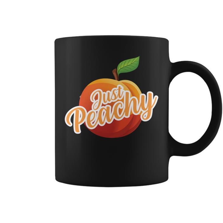 Just Peachy Summer Positive Motivational Inspirational Quote Coffee Mug