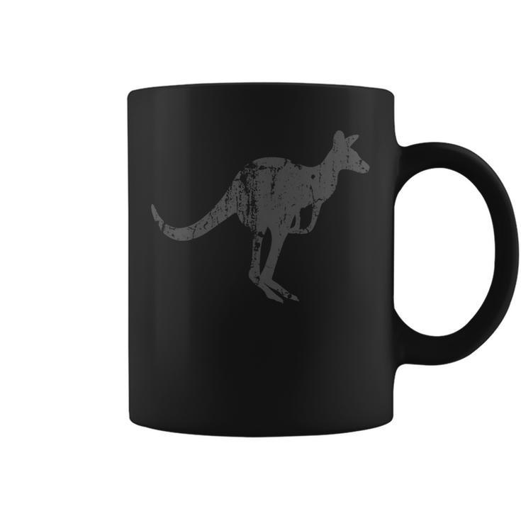 Kangaroo Vintage Design - Kangaroo Print  Coffee Mug