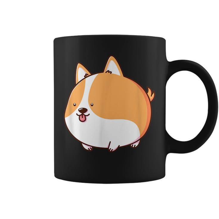 Kawaii Cute Funny Chubby Fat Chunky Corgi Dog Animal Lover  Coffee Mug