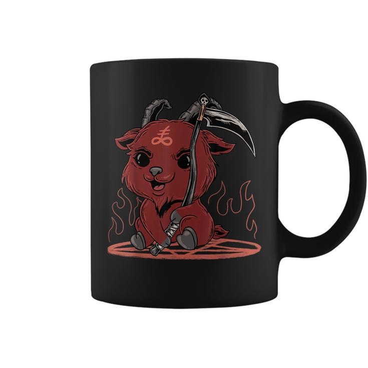 Kawaii Goth Satanic Baby Baphomet Coffee Mug