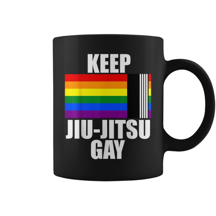 Keep Jiu Jitsu Gay  Lgbt Gay Pride Month 2023 Ally Flag  Coffee Mug