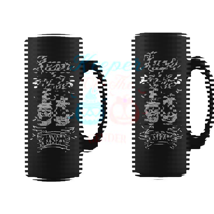 Keeper Of The Gender Pumpkin Thanksgiving Gender Reveal Coffee Mug