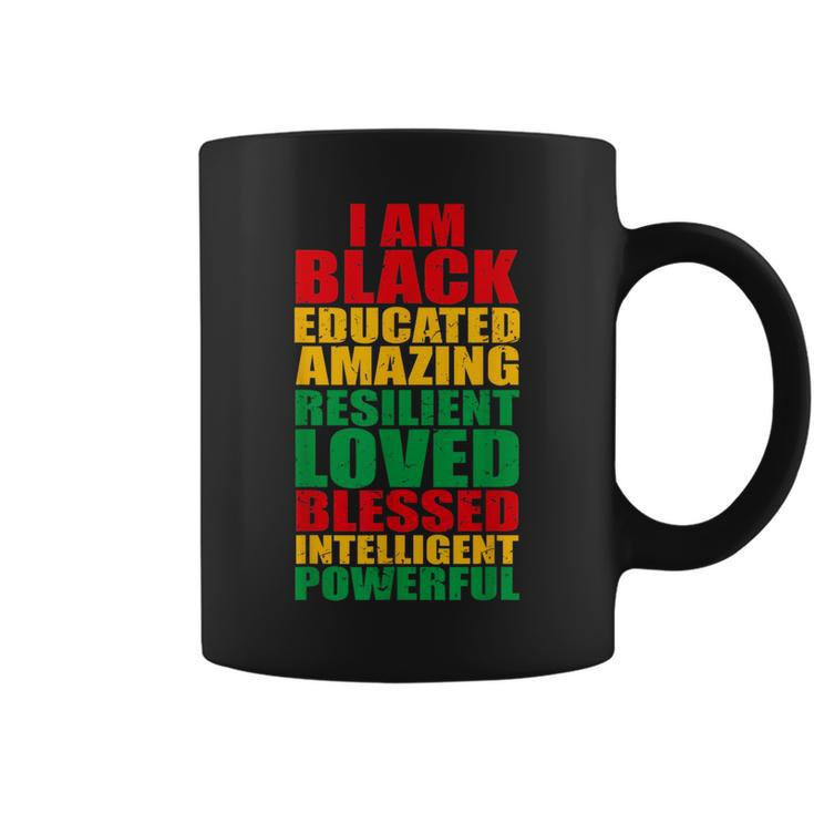 Kids Black Educated Amazing Intelligent Junenth  Coffee Mug