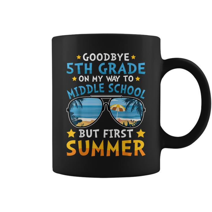 Kids Goodbye 5Th Grade Graduation To 6Th Grade Hello Summer  Coffee Mug