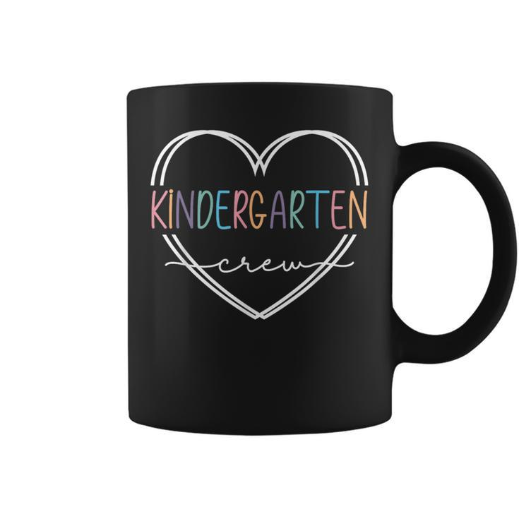 Kindergarten Crew Kinder Crew Teacher Squad Team Preschool  Coffee Mug
