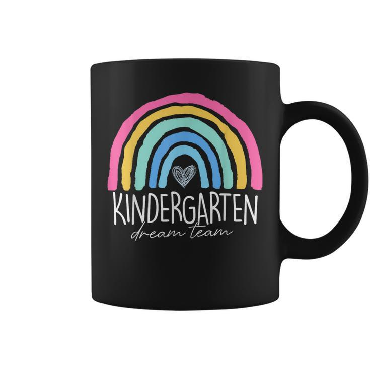 Kindergarten Dream Team Retro Back To School Teacher Student Coffee Mug