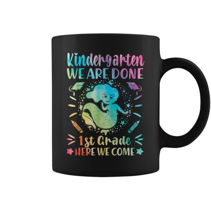 Kindergarten Graduation  2023 Graduate Mermaid Tie Dye  Coffee Mug