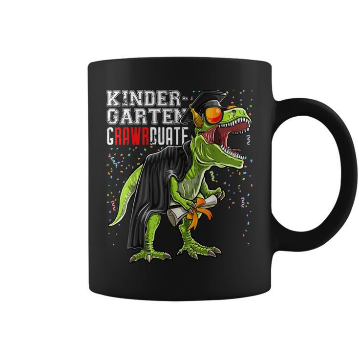 Kindergarten Grawrduate Dinosaur Graduation Cap  Gift Coffee Mug