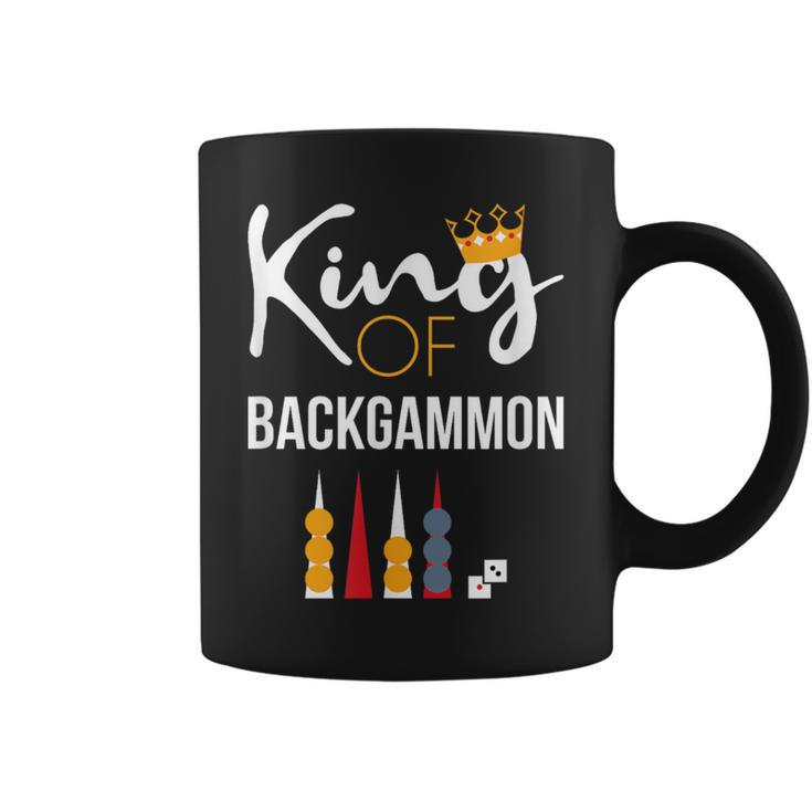 King Of Backgammon Board Game Backgammon Player Coffee Mug