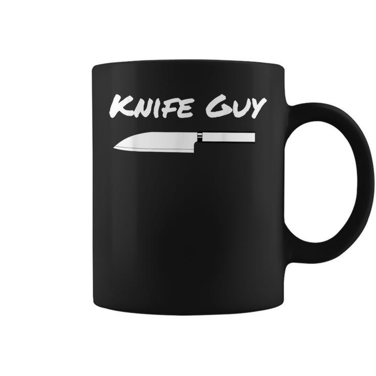 Knife Guy Chefs Kitchen Cooking Knives Chopping Santoku Cook Coffee Mug