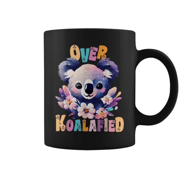 Over Koalafied Cute Colorful Koala Bear Coffee Mug