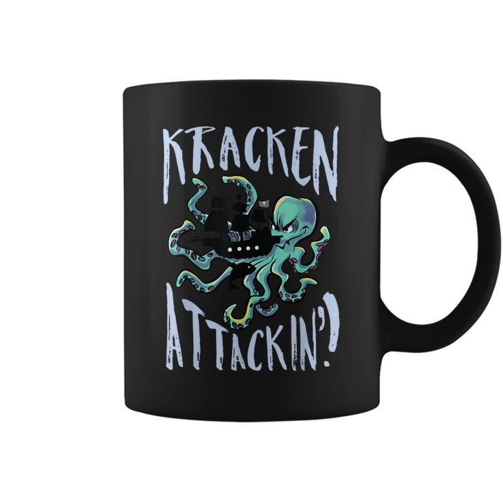 Kracken Attacking Coffee Mug