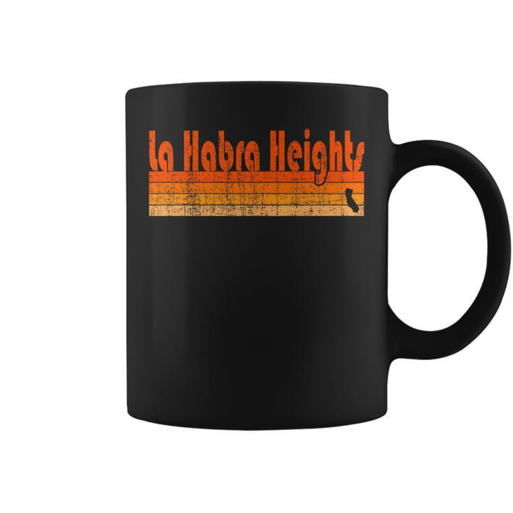 La Habra Heights California Retro 80S Style Coffee Mug