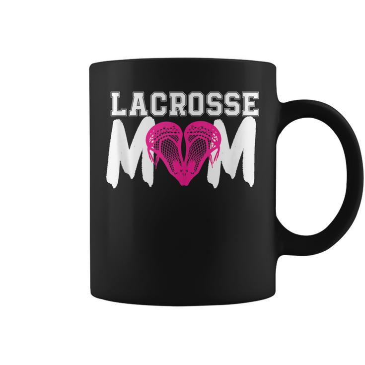 Lacrosse Mom Heart Lax For Moms Coffee Mug