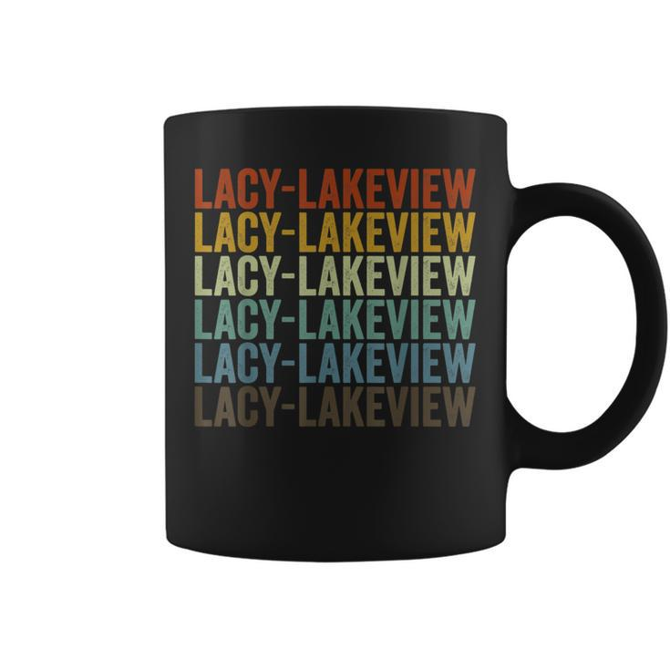 Lacy-Lakeview City Retro Coffee Mug