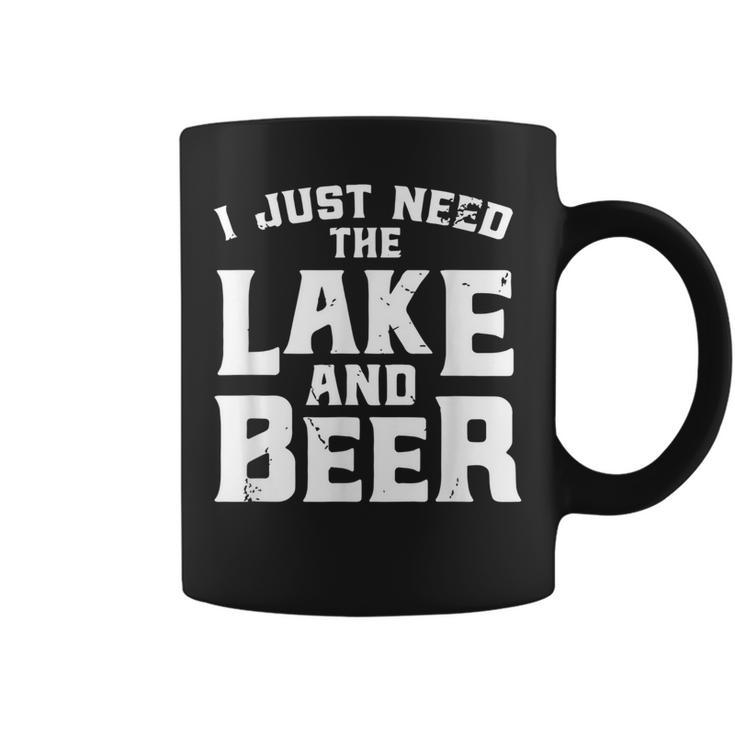 Lake And Beer  Funny Lake Life Beer Drinking Gift Drinking Funny Designs Funny Gifts Coffee Mug