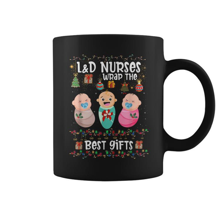L&D Labor And Delivery Nurses Wrap The Best Christmas Coffee Mug