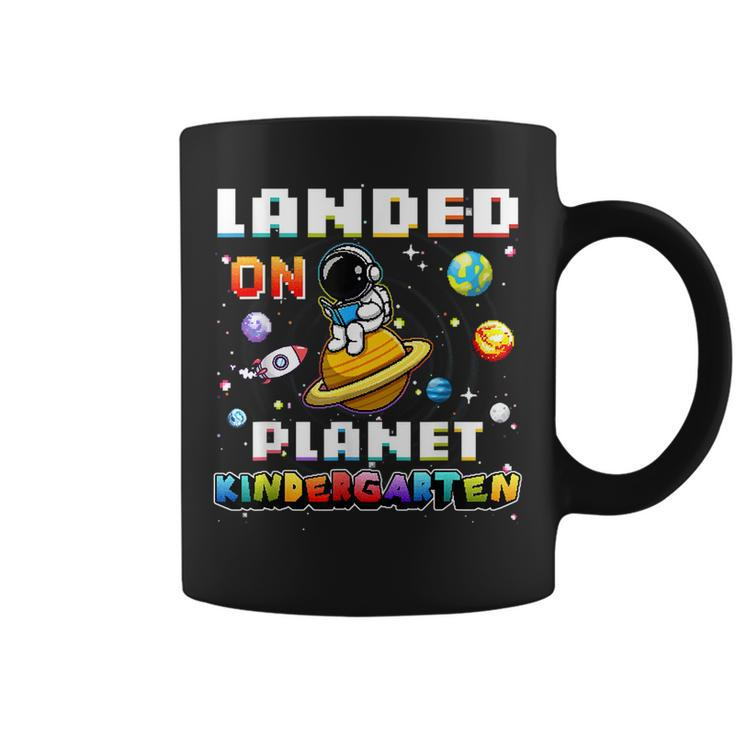 Landed On Planet Kindergarten Astronaut Gamer Space Lover Coffee Mug