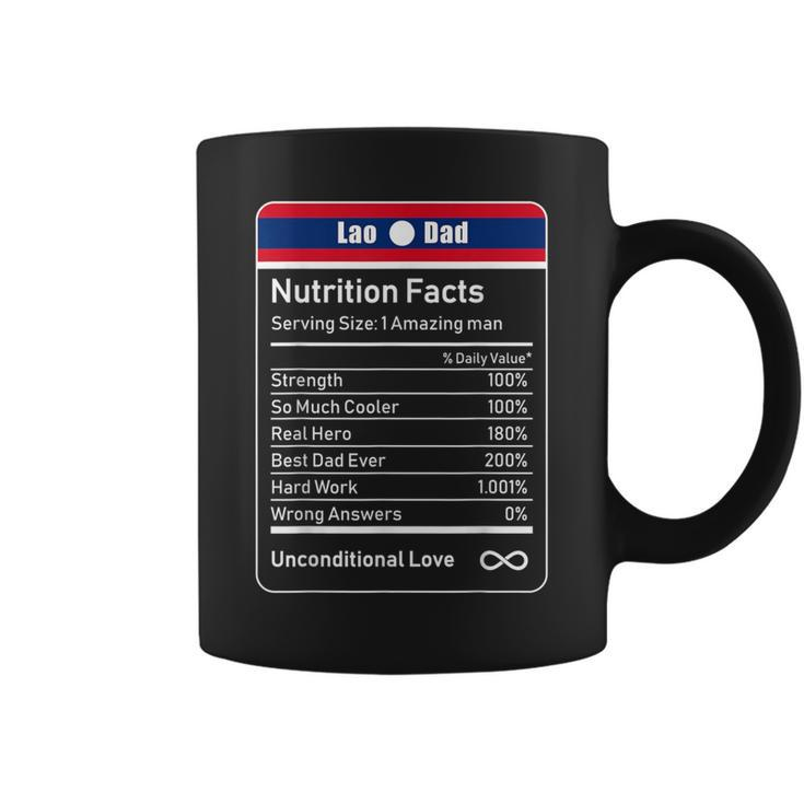Lao Dad Nutrition Facts Father's Day Coffee Mug