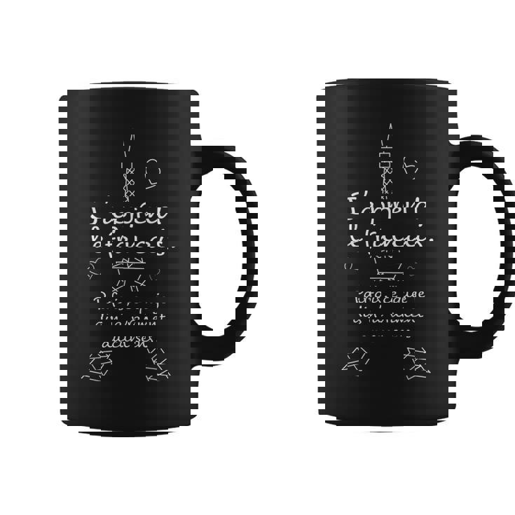 I Learn French Paris Eiffel Tower France Language Holiday Coffee Mug