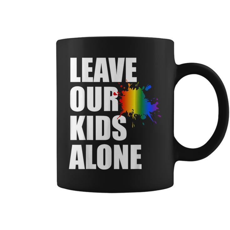 Leave Our Kids Alone Usa Pride Flag Antiwoke Anti Liberal Pride Month Funny Designs Funny Gifts Coffee Mug