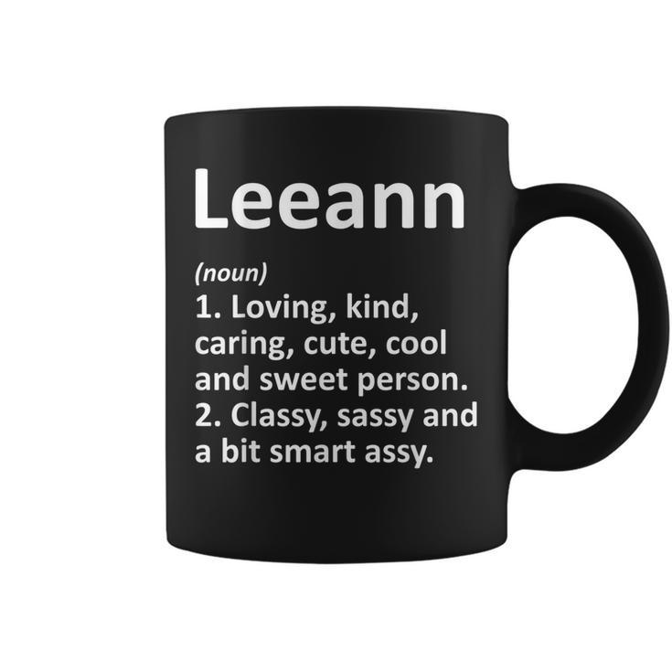 Leeann Definition Personalized Name Funny Birthday Gift Idea Definition Funny Gifts Coffee Mug