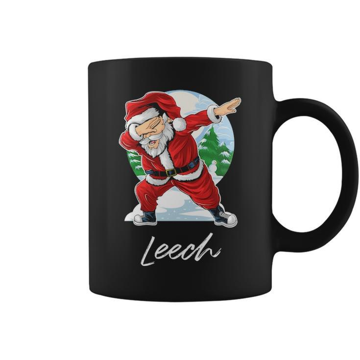 Leech Name Gift Santa Leech Coffee Mug