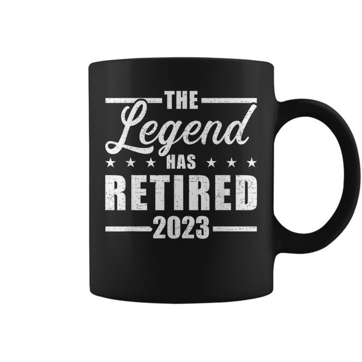 Legend Has Retired 2023 For Coworker In Retirement  Coffee Mug