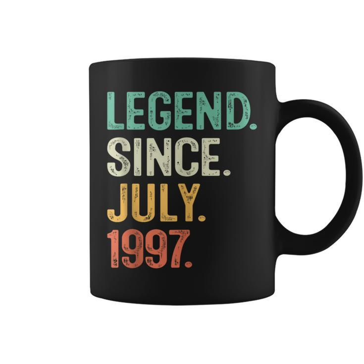 Legend Since July 1997 26Th Birthday Gifts 26 Years Old Men  Coffee Mug