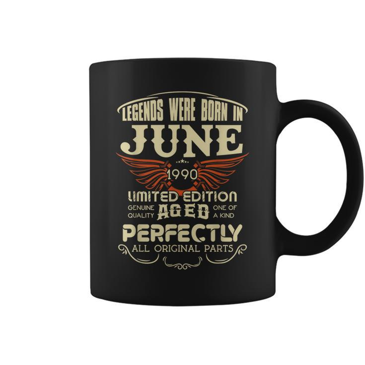 Legendary Were Born In June 1990 – Happy Birthday Coffee Mug